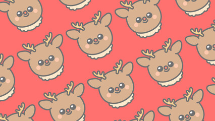 Holiday reindeer wallpaper★