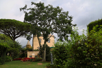 Naklejka premium The splendid Villa Cimbrone in Ravello, Italy