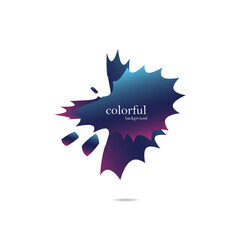 Abstract colorful blobs set.Set of isolated abstract aqua spot with gradient or dynamic color.Abstract liquid shape. Fluid design. Isolated gradient waves with geometric lines,Vector illustration.