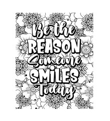 motivational quotes coloring pages design .inspirational words coloring book pages design.