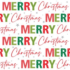 merry christmas seamless pattern design