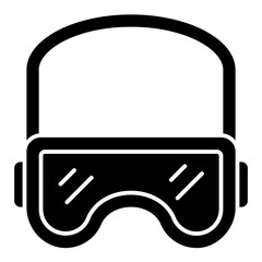 goggle solid icon