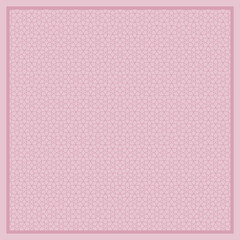 pink ornament pattern for scarf design