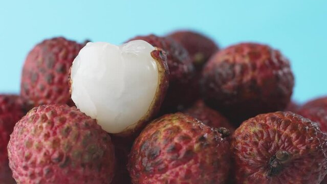 delicious litchi shot in studio