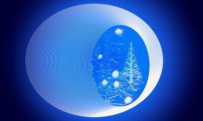 abstraction, winter, frost, tree,