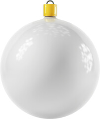 White Christmas ball