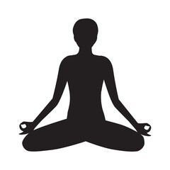 meditative young woman