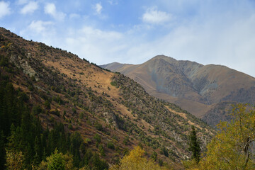 Naklejka premium Ala Archa national park, Kyrgyzstan
