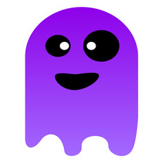 isolate Ghost Kitty ,halloween concept