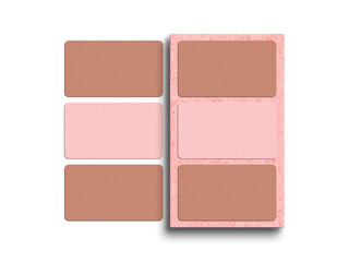 Minimal business card mockup