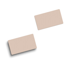 Minimal blue business card mockup