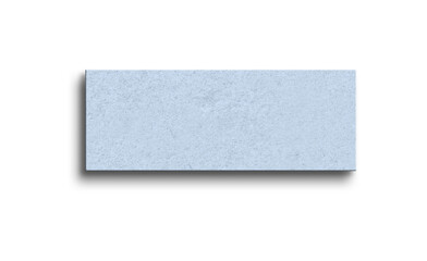 Top view of blue textured particle board