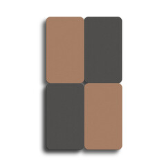 Black business card mockup