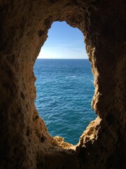 Fototapeta na wymiar Mer , Algarve, Portugal