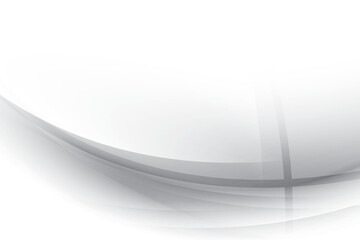 Abstract white and gray color, modern design stripes background with geometric shape. Vector illustration.	