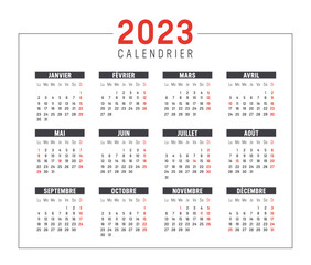 Calendrier Agenda 2023