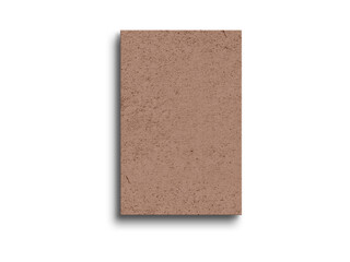 Top view of brown textured concrete
