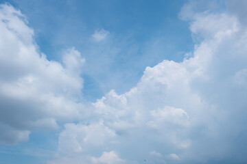 Blue Sky with White Clouds

