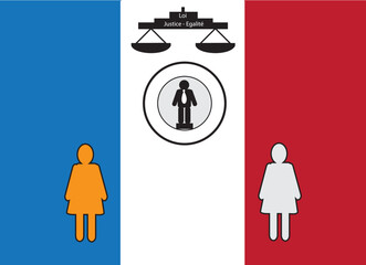 Femmes en opposition faces &agrave; un juge