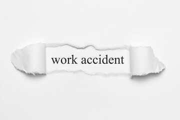 work accident	

