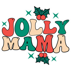 Retro Sublimation Christmas SVG Design