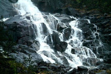 Langfoss, Norway Waterfall