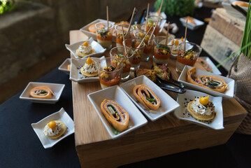 Miniatures de cocktail - traiteur - cuisine