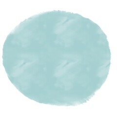 Abstract watercolor blue round shape illustration