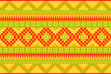Seamless vector background with tribal geometric ornament. Ethnic pattern for fashion fabric. Abstract print with traditional oriental folk motives. Mexican vector illustration