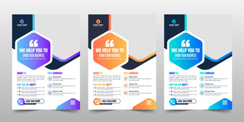 Creative Corporate & Business Flyer Brochure Template Design, abstract business flyer, and vector template design. Brochure design, cover, annual report, poster, flyer