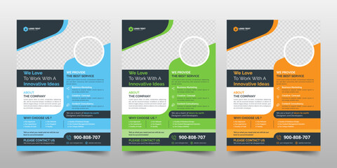 Creative Corporate & Business Flyer Brochure Template Design, abstract business flyer, and vector template design. Brochure design, cover, annual report, poster, flyer
