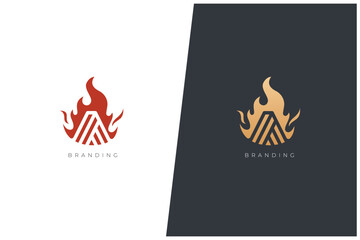 A Letter Logo Vector Trademark. Universal A Logotype Brand
