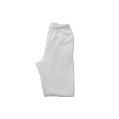Folded Unisex White Jogger Sweatpants Mockup - Sweatpants mockup for Men & Women