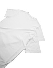 Layered Unisex White T-Shirt Front & Back Mockup