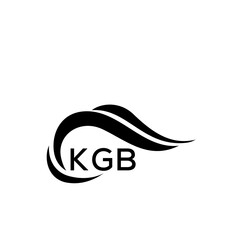 KGB letter logo. KGB blue image on white background. KGB Monogram logo design for entrepreneur and business. KGB best icon.
 - obrazy, fototapety, plakaty