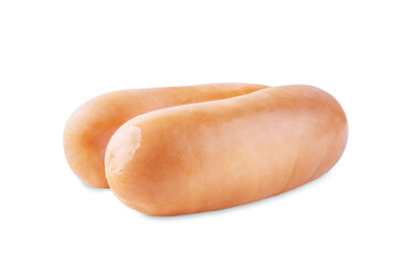 Sausage on a white isolated background