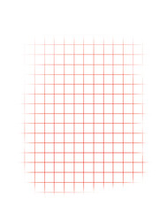 Isolated red grid graph lines abstract overlay