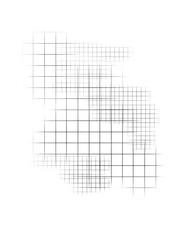 Isolated black grid graph lines abstract overlay