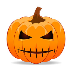 halloween holiday pumpki horror vector and background spooky celebration design party banner dark happy night poster