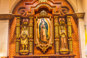 Fototapeta na wymiar Guadalupe Shrine Statues St. Augustine Cathedral Catholic Church Tucson Arizona