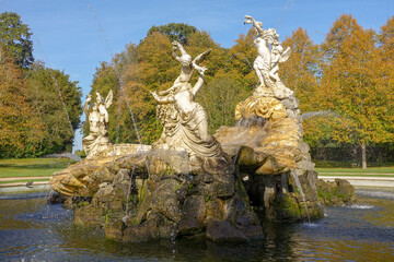Fototapeta na wymiar The Fountain of Love in the Cliveden Estate, Buckinghamshire