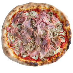 Pizza Reine Jambon Fromage Champignon PNG