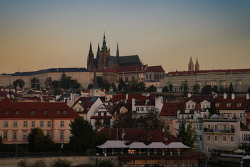 charles bridge and city castle