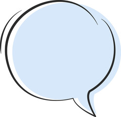 Speech bubble. Element design for text, chat or message. 