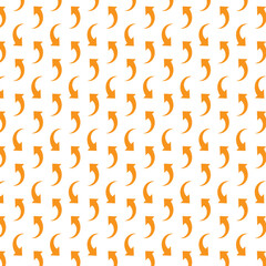 Orange Arrow Background, Abstract Pattern Design, Arrow Vector Background. Pattern Design. Vector Illustration copy