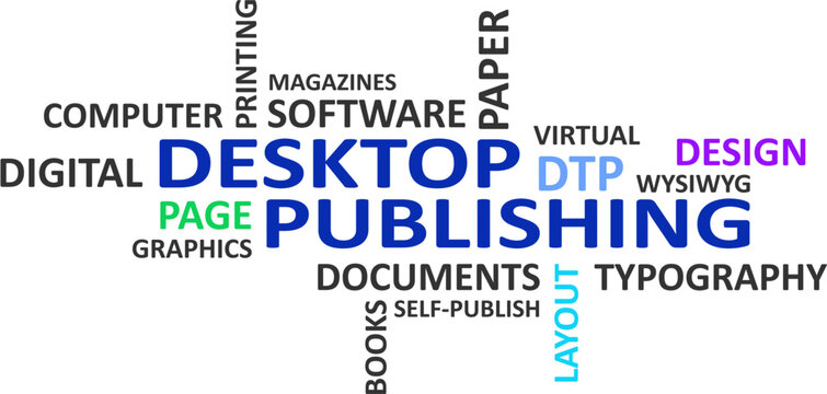 word cloud - desktop publishing