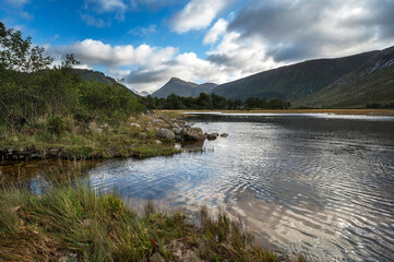 Glen Etive loch at end of road