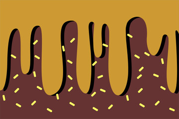 vector background design with colors like delicious ice cream with spots and splatter