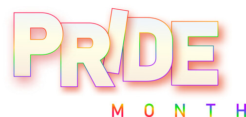 pride month.  White paper label on liquid rainbow background. Human rights or diversity concept. LGBT event banner design.