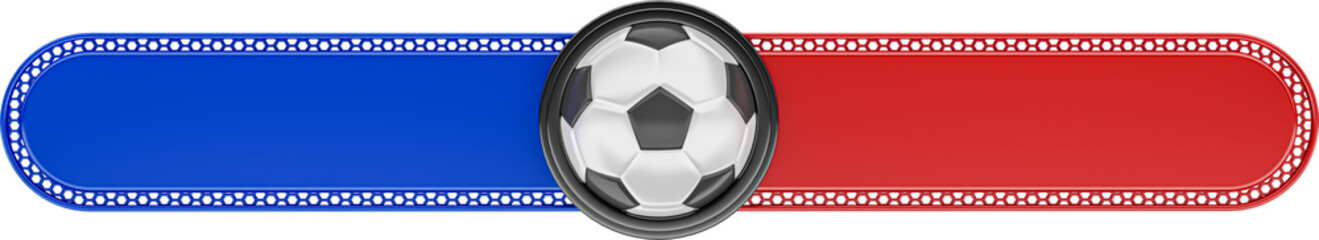 Football Score Frame in 3d render